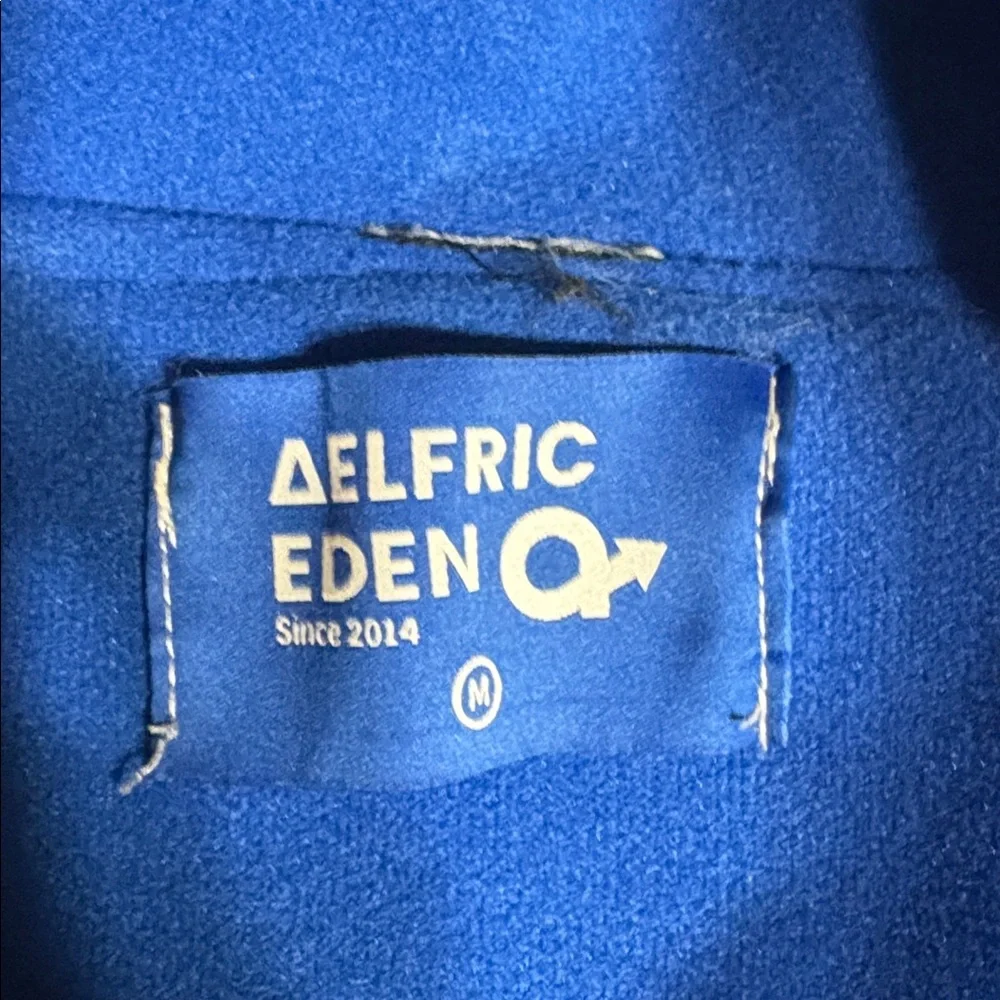 Aelfric Eden Focus Storm Blue and White Varsity Jacket - Picture 5 of 9
